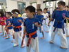 基本稽古から全力で！「7/16(火)の稽古風景≪ 明石/空手/スポーツ/運動/幼児/小学生/お稽古/習い事≫　」