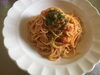 カニのトマトクリームソース「ドッグカフェ」