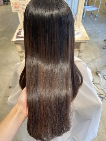 伊丹　美容室　dot.hair　縮毛矯正「縮毛矯正　伊丹美容室𓆸」