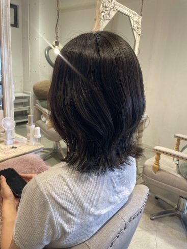 伊丹 美容室 dot.hair イルミナカラー「レイヤーカット　グレージュ　伊丹美容室」