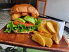 えびアボカドバーガーポテトセット🍔🍟「アボカドアボカド🥑」