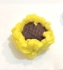 お楽しみ♪お稽古和菓子　練り切り製「ひまわり」「【東京都中央区銀座で人気のカルチャースクール】お楽しみ💓茶道教室のお稽古和菓子」
