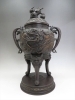時代物　芳山作　古銅　銅製　猪　亥　置物　ブロンズ　在銘　約5.8kg 時代物芳山作古銅銅製猪亥置物ブロンズ在銘約5.8kg