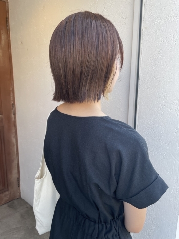 伊丹　美容室　dot.hair「ミニボブ×イヤリングカラー 伊丹美容室」