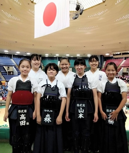 選手7名全員集合！「令和６年度 全日本少年少女武道（なぎなた）錬成大会【8/11】」