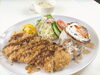 ソースカツプレート「   ○・。＊　週替わりアザレアランチ　＊。・○」