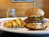 ランチ「てりやきバーガー」「明日からのランチバーガーセットは！？🍔　🍔四国中央市川之江でのランチなら、子連れOK！テイクアウトも可能！オシャレな2TONE BURGER！」