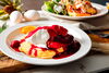 「可愛い！酸味と甘みの爽やかパンケーキ🥞✨5種のミックスベリー！🫐🍓【茅野市カフェ★おすすめランチ★ふわふわ食感が人気のパンケーキ♪】」