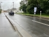 大雨時でも水はけのいい道路！平坦な道が続きます。「週明け、またも台風が・・・」