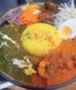 2種盛りカレー「夏のシーフードカレー❢【千葉駅近く、お得なランチセット】」
