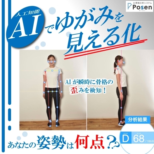 AI姿勢分析「最新AI姿勢分析のすごいところ」