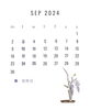 「9月営業日のお知らせ」