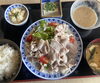 ぶた冷しゃぶ定食「9月の月替わりランチは」