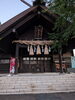 朝の龍宮神社様「9月です♪元気に営業です」