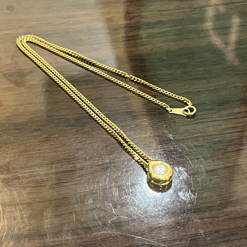 K18ダイヤ付金のネックレス高価買取致しました!「買取価格が一番高い?!K18 ダイヤモンド付ネックレス高価買取致しました【かいとる雪が谷大塚駅前店】」