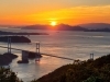亀老山（夕日）「しまなみ観光タクシー（短時間で楽しむ）」