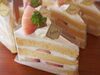 「もうすぐ終了、白桃のショートケーキ🍑岡山市北区一宮のケーキ屋Patisserie Juna(パティスリージュナ)」