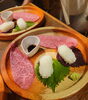 ミスジ　イチボ炙り握り「焼肉きらくです【舞鶴市】寿司炙り握り」