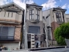 足場設置①「京都市　I様邸　外壁屋根塗装塗り替え工事」
