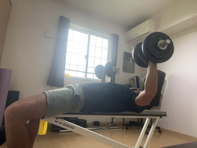 トレーニングしてます!「トレーニング🏋️」