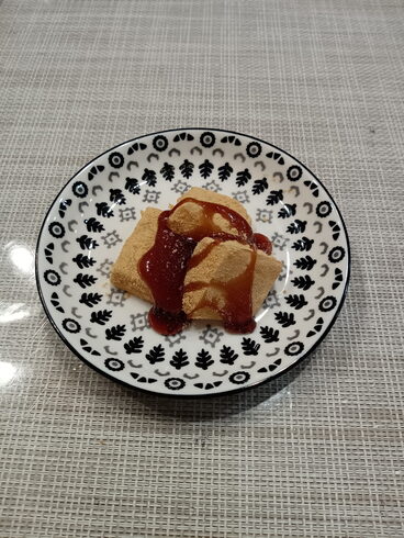 信玄餅おいしいですよね!「おやつ 白玉粉で信玄餅 おそうじ本舗 米沢店」