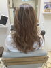 「セミロングスタイルのゆる巻仕上げ♪」