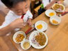 モリモリ食べて大きくなってね！「給食おいしいよ！」