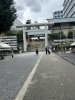 芝大神宮 参道からの写真 人出が少なかったです「だらだら祭り 西船橋駅北口 アンティークDEN」