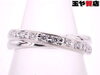「タサキ 美品 ダイヤ 0.07ct デザイン リング 10号 pt900 プラチナ 販売中！ 玉や質店 千葉 市川市 本八幡」