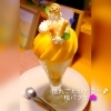 黄色いですが白桃です♪生の黄桃も食べてみたいなぁ☺「黄桃じゃないよ～白桃です☺」
