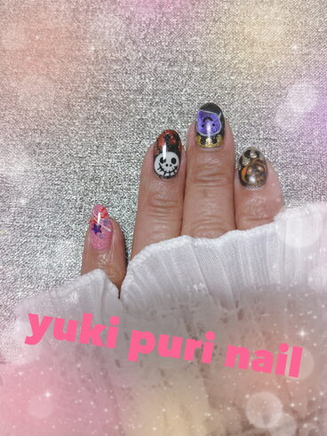 ハロウィンネイル🎃「🎃Halloweenネイル絶賛受付中【札幌北区北24条ネイルサロン yuki puri nail】」