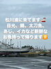 「松川浦に来てます🐠」