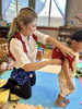 風呂敷子どもリュック「むかわ町穂別で子育て風呂敷」