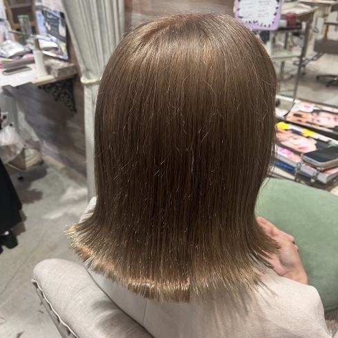 伊丹 美容室 dot.hair イルミナカラー「ミルクティーベージュ 🤎 伊丹 美容室」