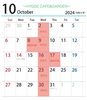 「10月営業日のお知らせ」