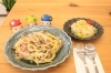 きのこの和風クリームパスタ「秋の味覚　きのこたっぷりパスタ♪」