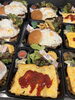 お弁当500円「⭐️ビーフカツとアジフライのランチ⭐️」