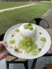 シャインマスカットのパンケーキ「カフェロブ草津限定“シャインマスカットのパンケーキ”」
