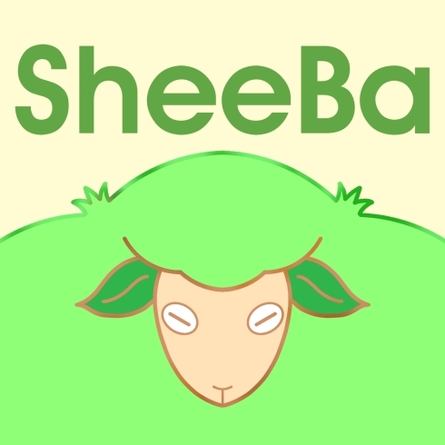 SheeBaアプリアイコン「芝銀座通り商店街公式アプリ「SheeBa」の実験を行っております！」