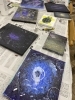アクリル画で宇宙を描く！「アクリル画で「ギャラクシーアート」✨【アートルームルミエール｜絵画教室｜横浜・根岸】」