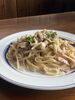 ポルチーニとキノコ、ベーコンのクリームパスタ「秋川でパスタを食べるなら当店で！～ランチ・ディナー・パーティー（宴会）でご利用頂ける洋風バル【グリルダイニング COLLABO】」