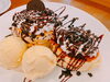 スフレパンケーキ オレオ (アイストッピング)「ふわふわスフレパンケーキ🥹𓈒𓂂𓇬 𓈒𓏸」