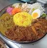 ３種盛りカレー「季節のカレー❢【千葉駅近く、お得なランチセット】」