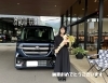 納車　インディゴブルー　スペカス「スペーシアカスタム納車式💙　インディゴブルーメタリックが輝く⭐️上質な車」