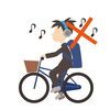 「自転車による事故が増加傾向に！！安全に運転しよう！」