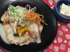 「本日のAランチは　チキングリル　クリームシチュー風」
