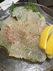 「明石鯛のカルパッチョ」