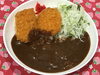 「本日のAランチは　シーフードフライカレー🍛」