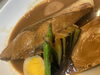 ある日の煮魚(天然はまち味噌煮)「煮魚定食も大人気！❗️」