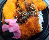 特製チキンタレカツ丼！ボリュームたっぷり！「本日のオススメはチキンタレカツ丼！」